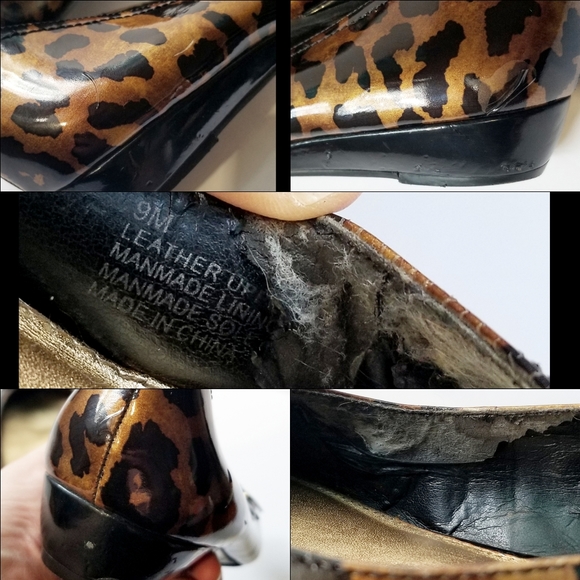 Antonio Melani Animal-Print Patent Leather Flats - Picture 8 of 8